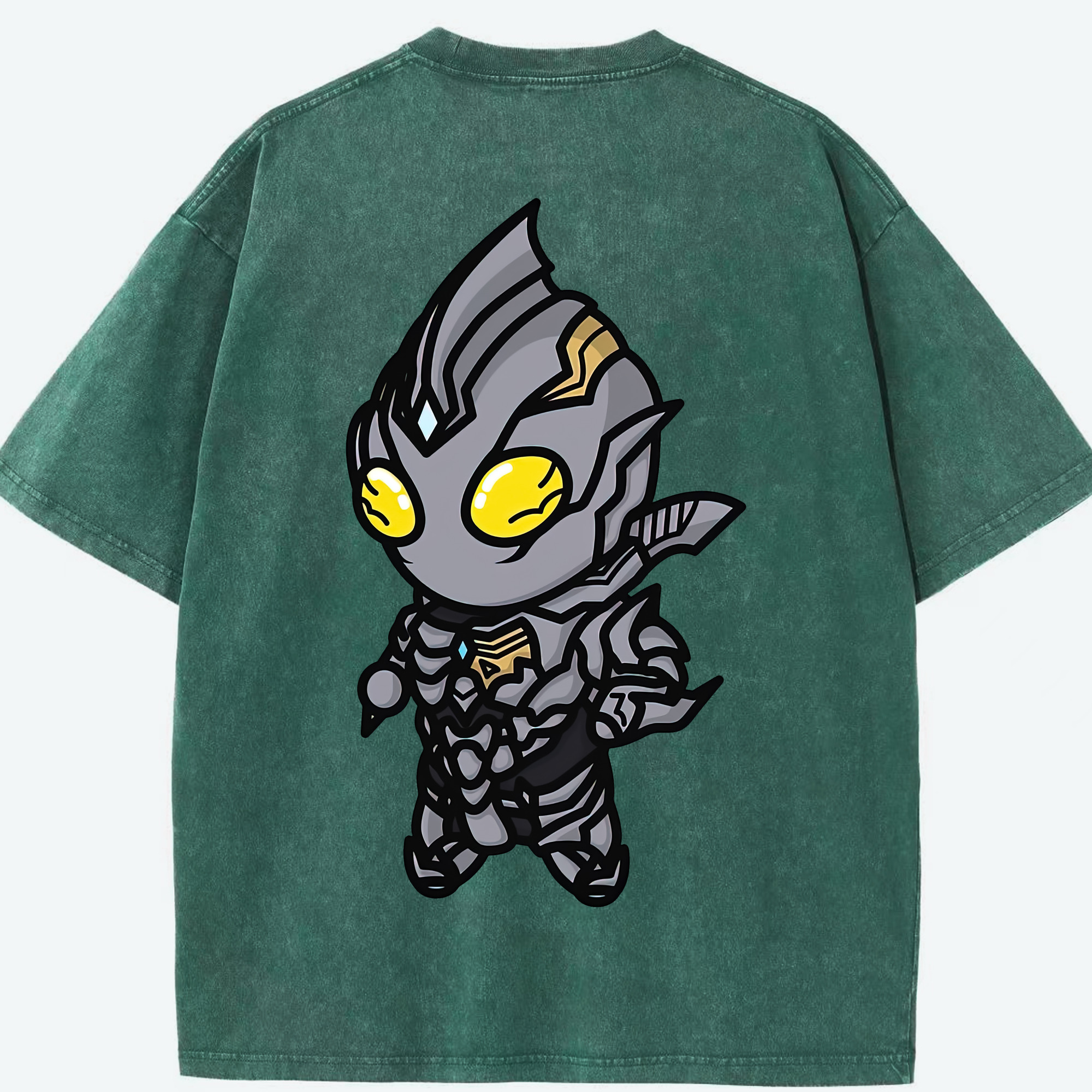 （画像用） ウルトラマン Ultraman 綿100% ヴィンテージ風 半袖Tシャツ（背面プリント）